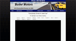 Desktop Screenshot of butlermotors.net