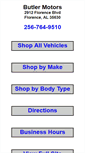 Mobile Screenshot of butlermotors.net